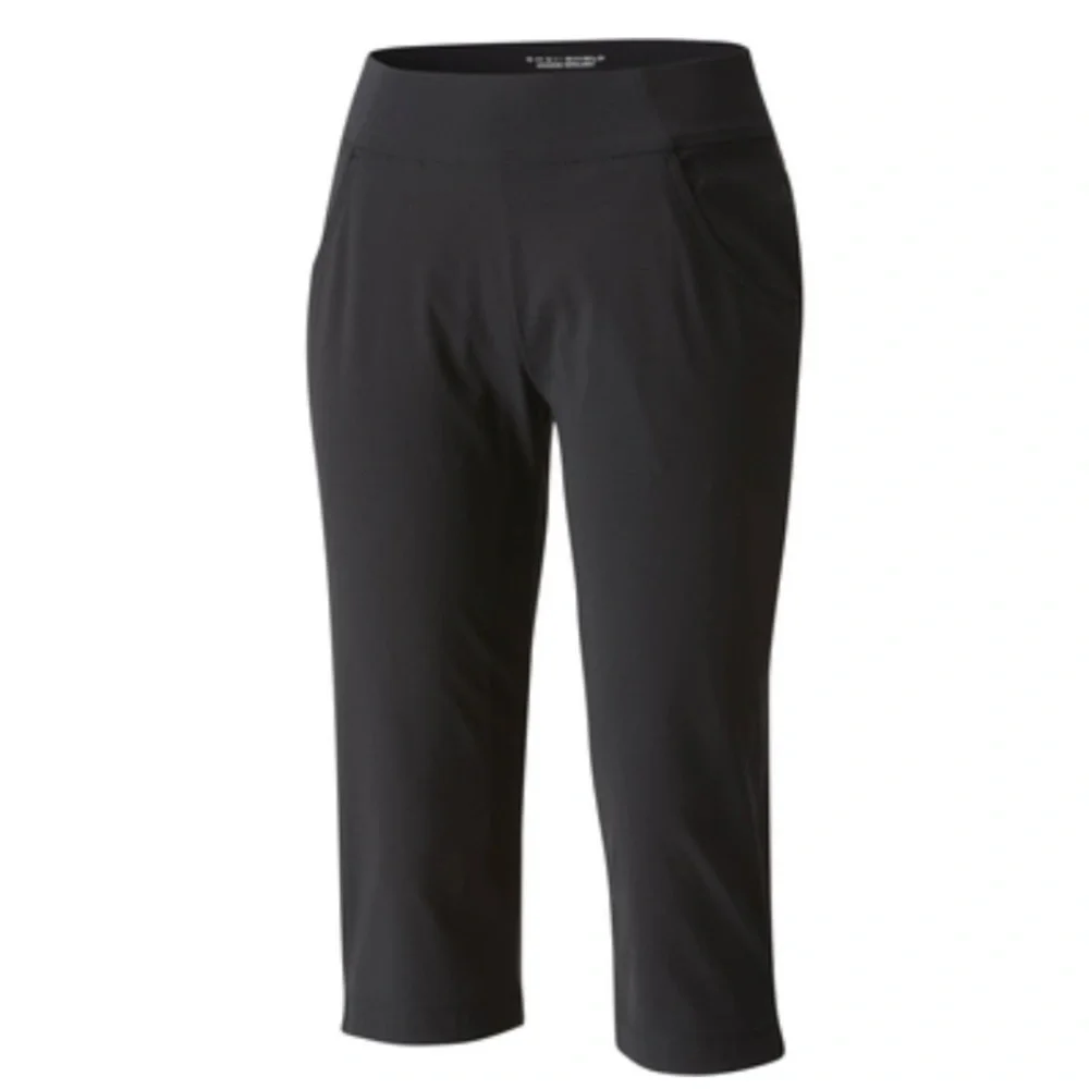 🆕 Columbia Women's Anytime Casual Capri Stretch Pants Black UPF 50_10